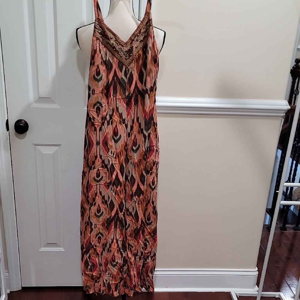 Cato Vibrant Patterned Maxi Dress